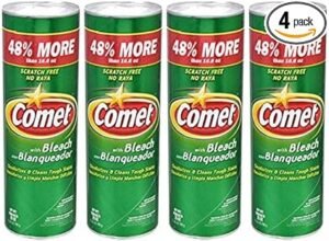 Comet Cleanser with Bleach – 25 Oz (4 Pack)