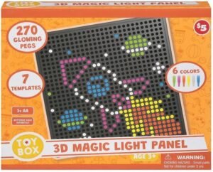 3D Magic Light Panels, LED Decorative Toy Box